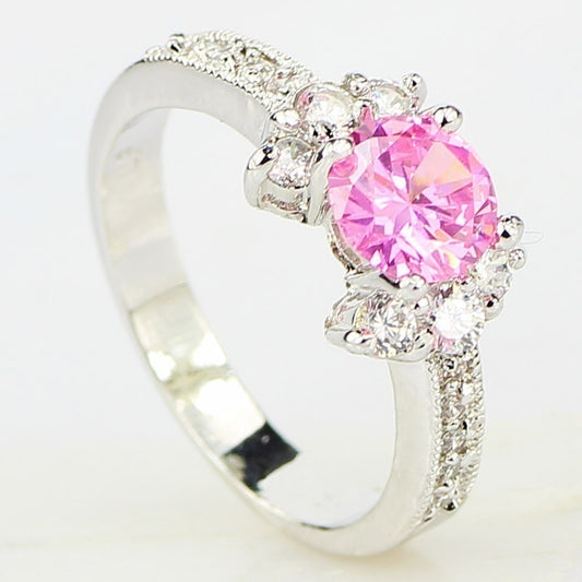 Bague ornée d'un diamant