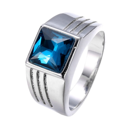 Bague pour homme à forme futuriste