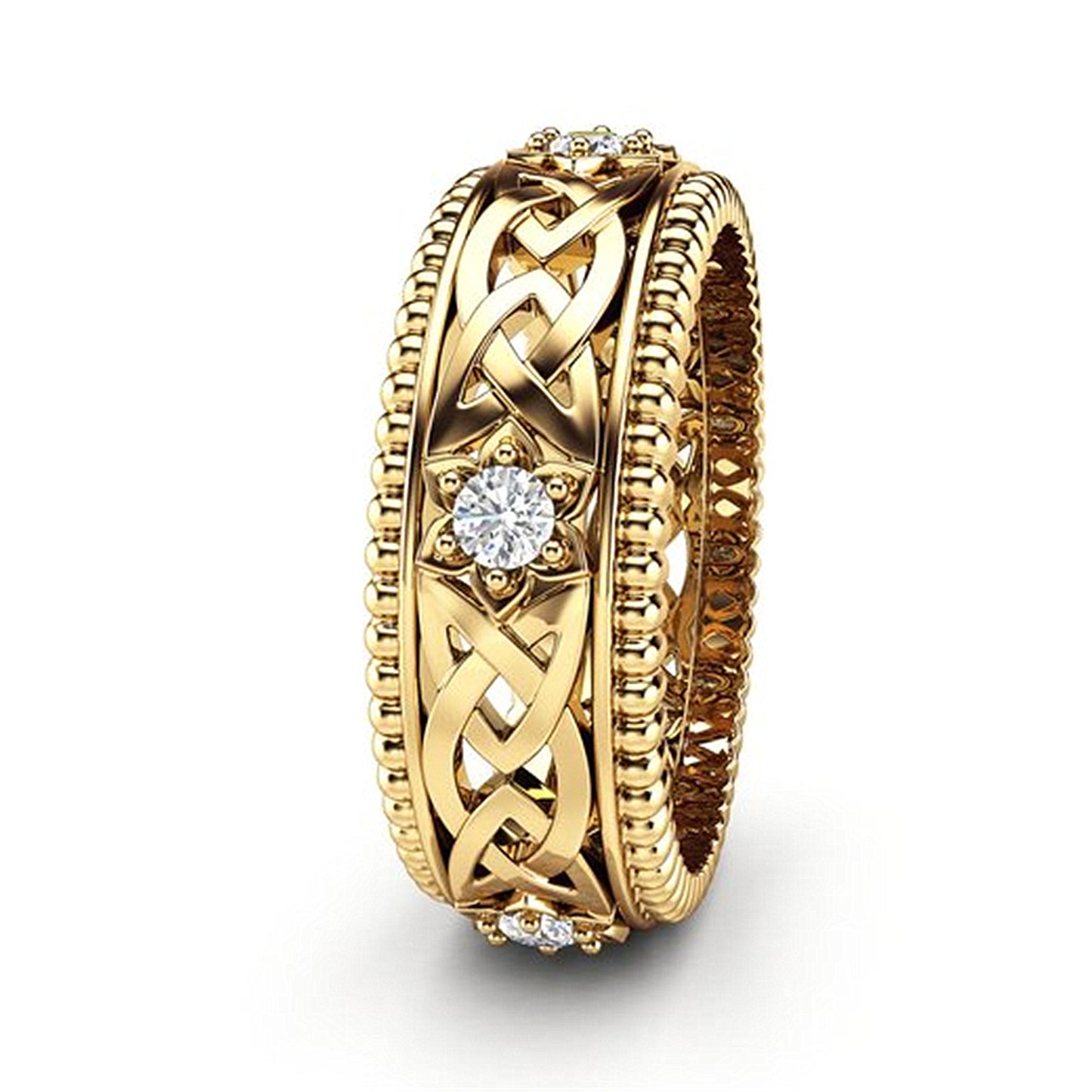 Bague pour homme à forme croisée